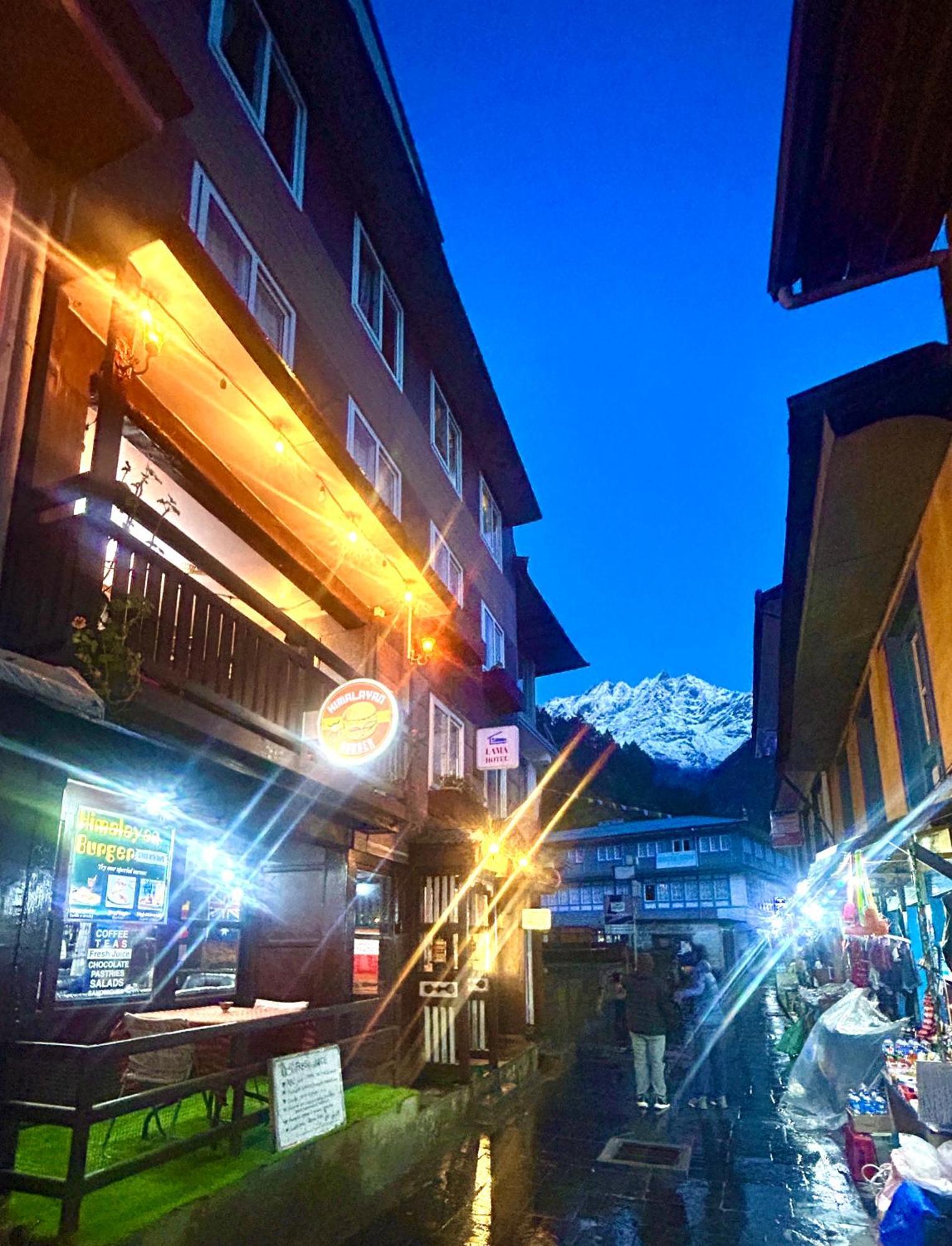 Lama Hotel - Cafe De Himalaya Lukla Exteriör bild